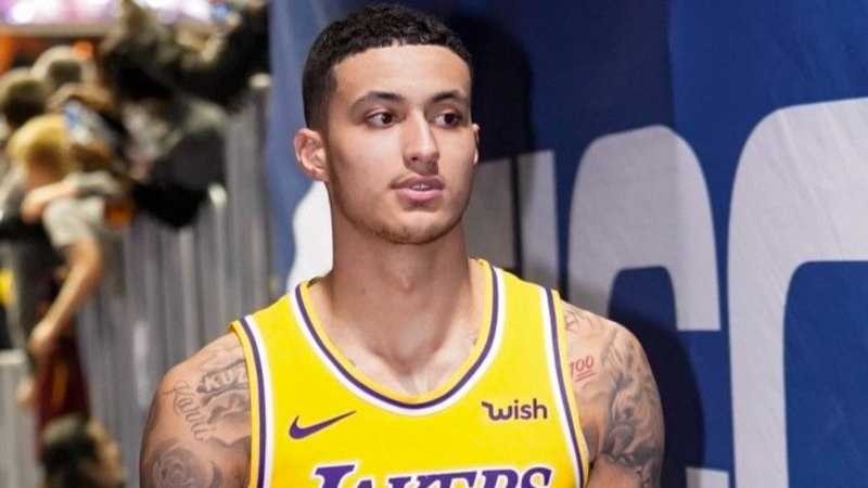 Kuzma at Capital One Arena in 2018 - CC BY-SA